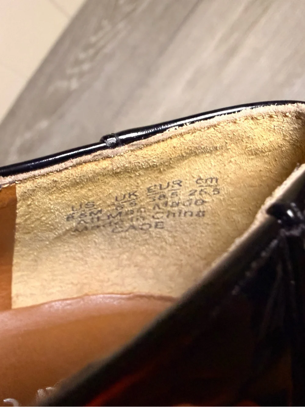 Franco Sarto Black Patent Leather Monk Strap Lug Sole Shoes Size 8.5M